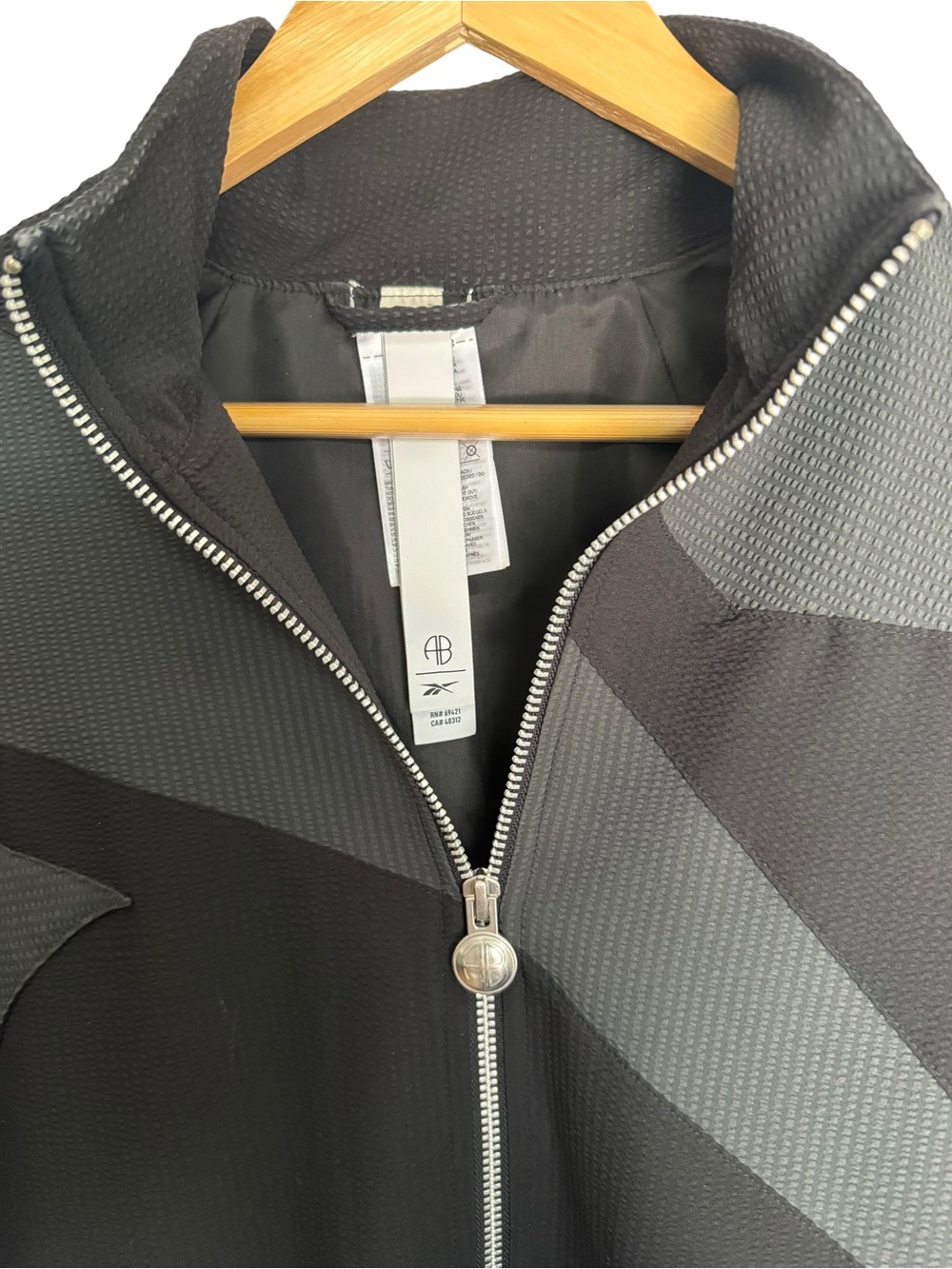 Anine Bing x Reebok Women's Windbreaker Jacket Black Medium Limited Edition - Picture 6 of 14
